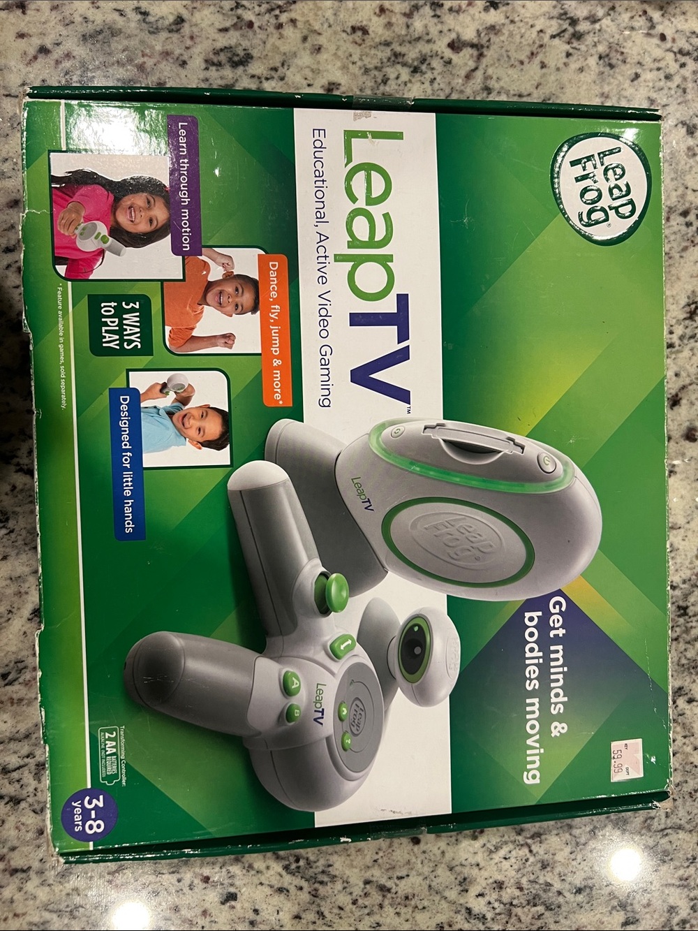 LeapFrog LeapTV Educational Video Game Console - White & Green